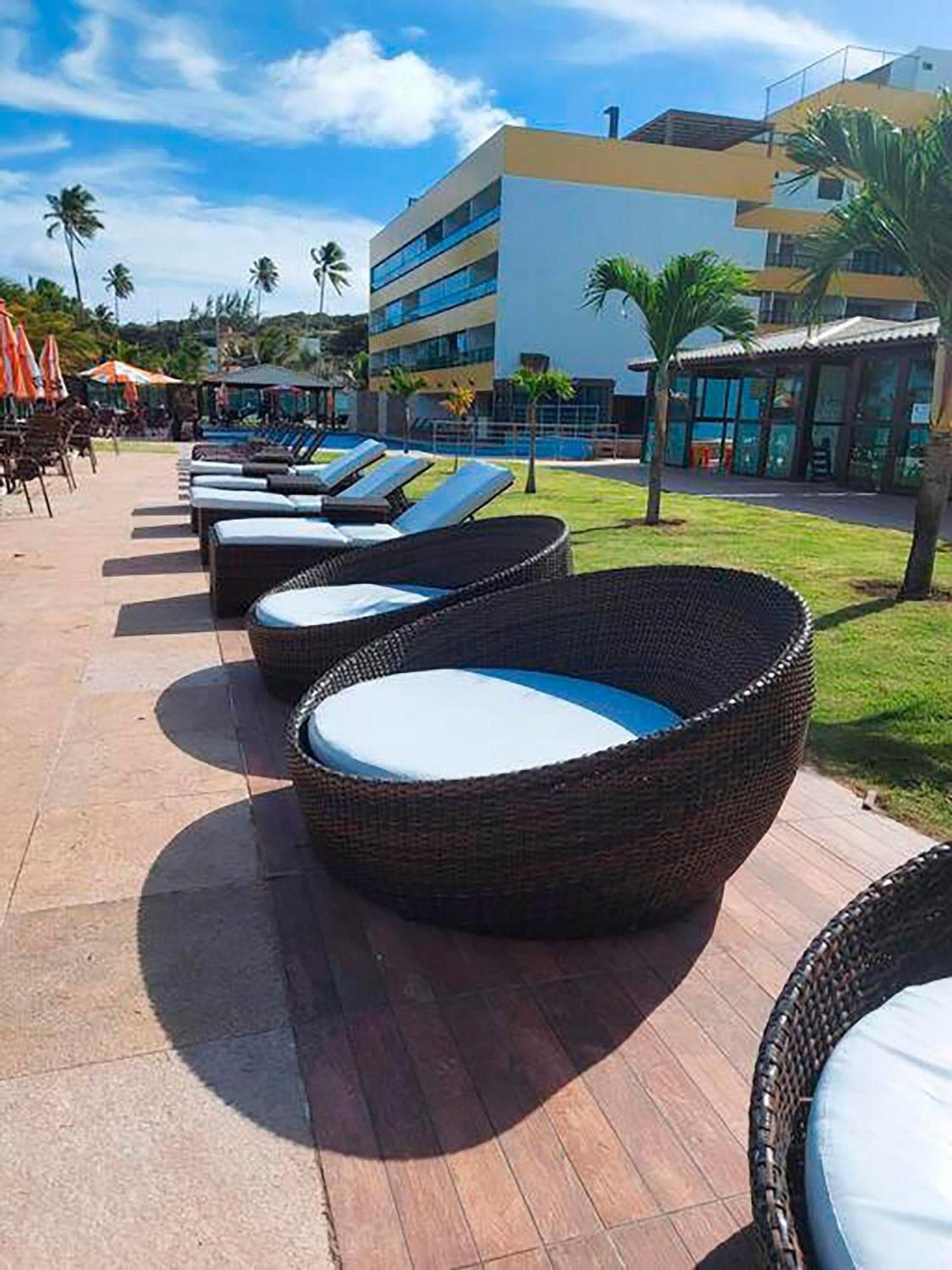 Flat Frente Mar - Praia De Tabatinga กงจิ ภายนอก รูปภาพ