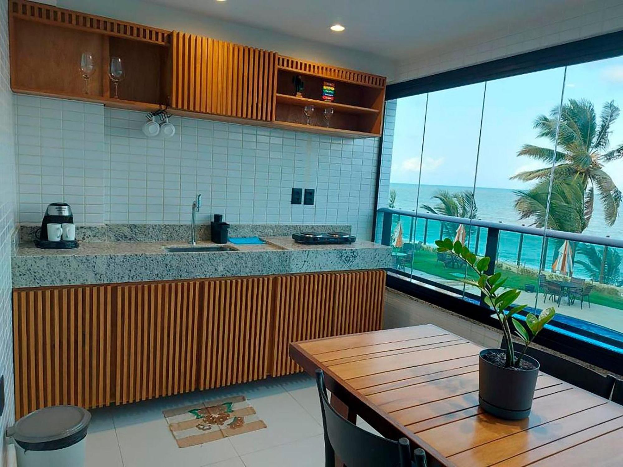Flat Frente Mar - Praia De Tabatinga กงจิ ภายนอก รูปภาพ