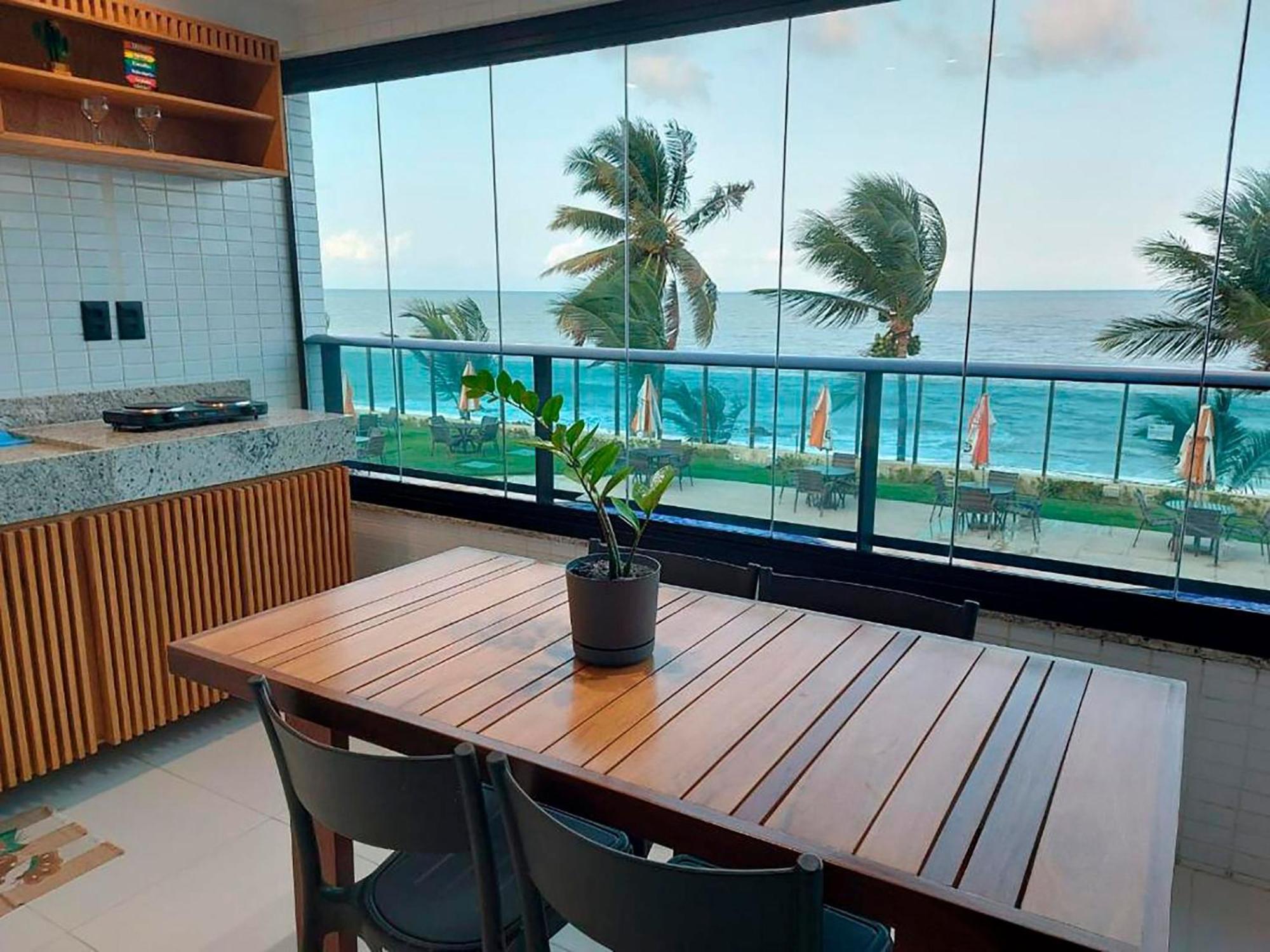 Flat Frente Mar - Praia De Tabatinga กงจิ ภายนอก รูปภาพ