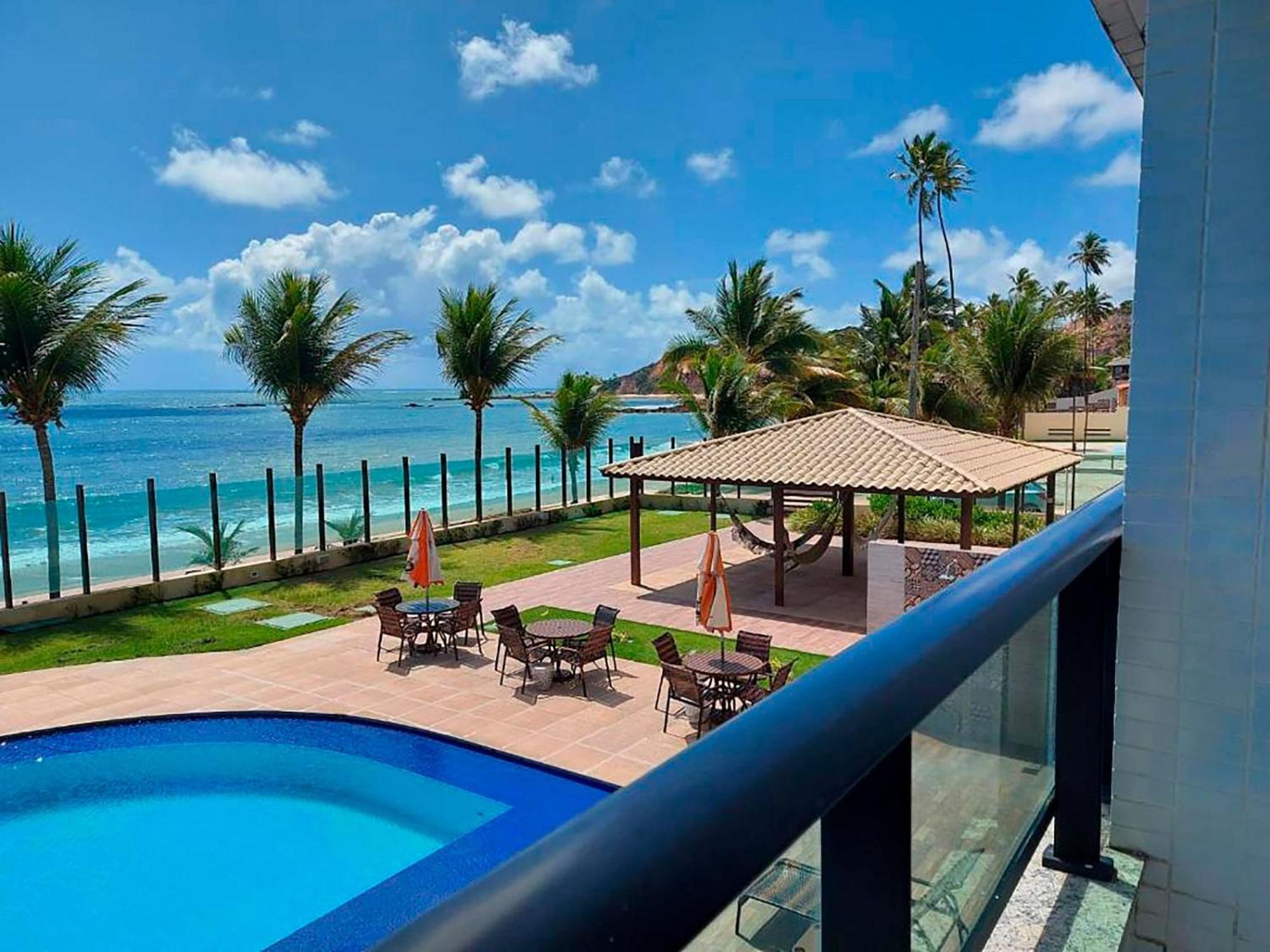 Flat Frente Mar - Praia De Tabatinga กงจิ ภายนอก รูปภาพ