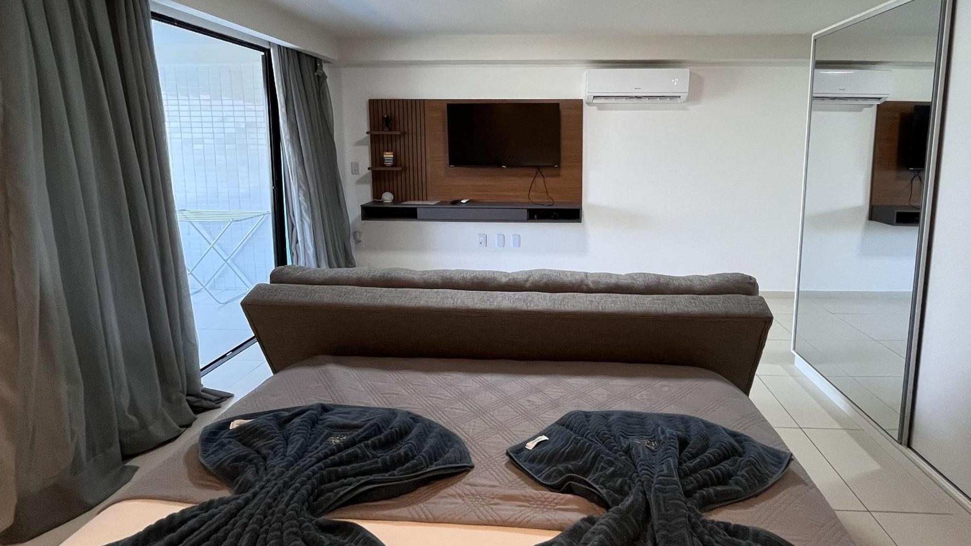 Flat Frente Mar - Praia De Tabatinga กงจิ ภายนอก รูปภาพ