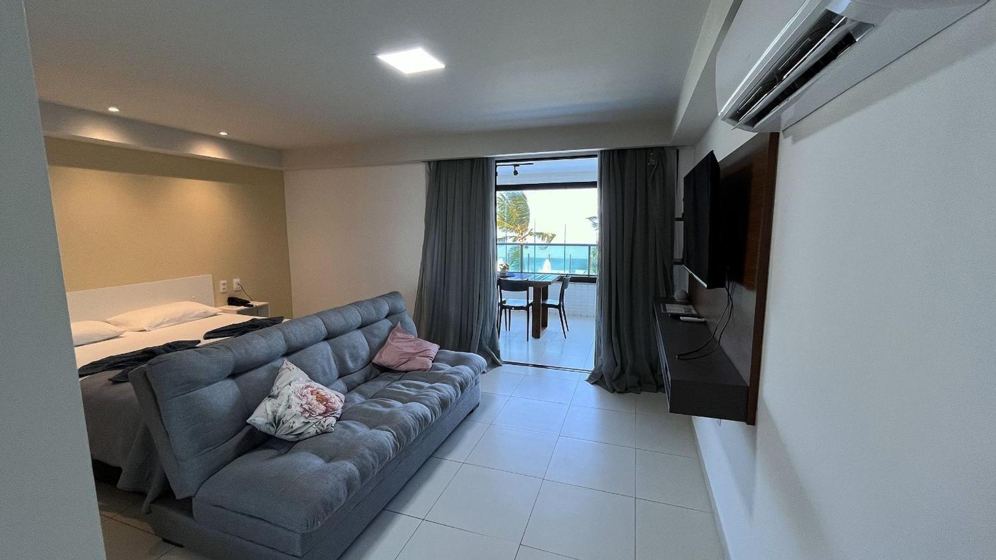 Flat Frente Mar - Praia De Tabatinga กงจิ ภายนอก รูปภาพ